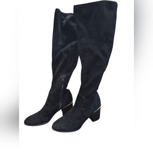 Chic Black Over the Knee Women's Boots